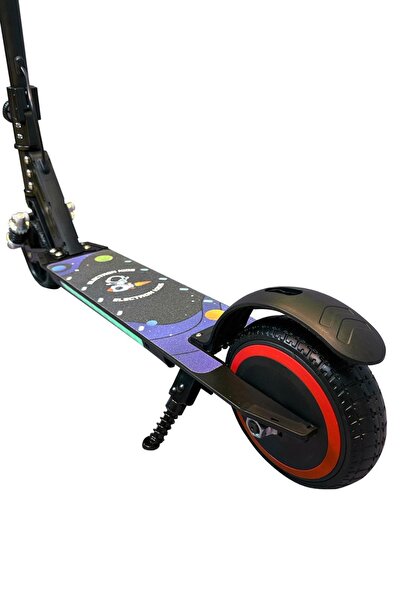 Electron Scooter Çocuk Elektrikli - 130w, Led Işıklı, Amortisörlü (DİZLİK VE DİRSEKLİK )