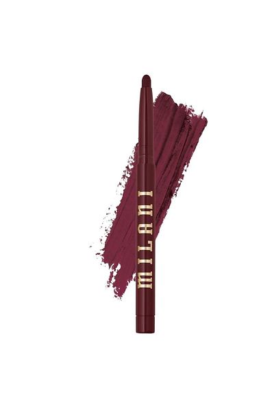 MILANI Ludicrous Matte Lip Crayon 210 Off the Wall – Vegan Cream-to-Matte Bold Lip Color, 1.4g