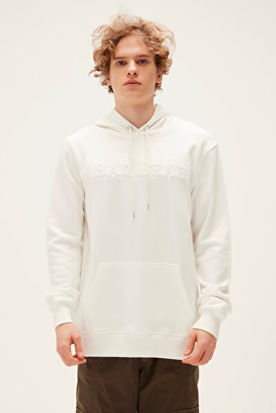 Bad Bear Pucker Bear Hoodie Off-White Beyaz 3D Baskılı Kapüşonlu Erkek Sweats...