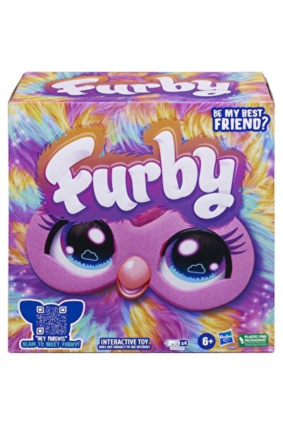 Furby Jucărie de pluș interactivă Furby, vopsită în stil tie-dye