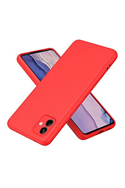 bestcase ® Premium Silicon Case For Samsung Galaxy A06, Red