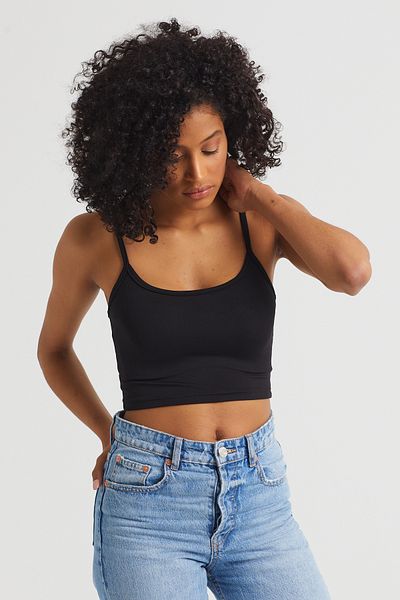 The Base Γυναικείο Crop Top με λουράκι 5 Pack