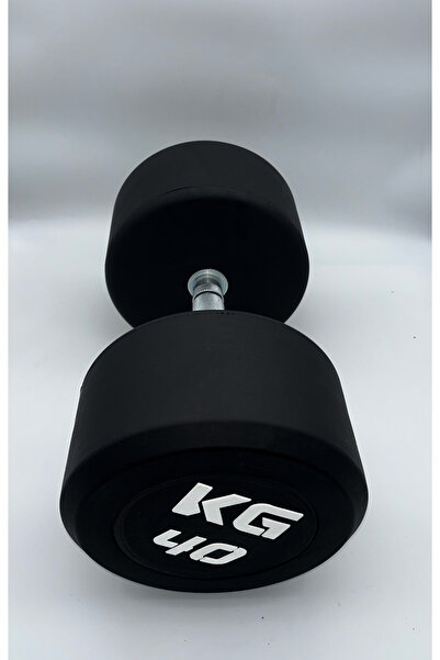 AlinSport ALİN Sport 40 KG Kauçuk Kaplı Profesyonel Olimpik DUMBBELL ( Dambıl )