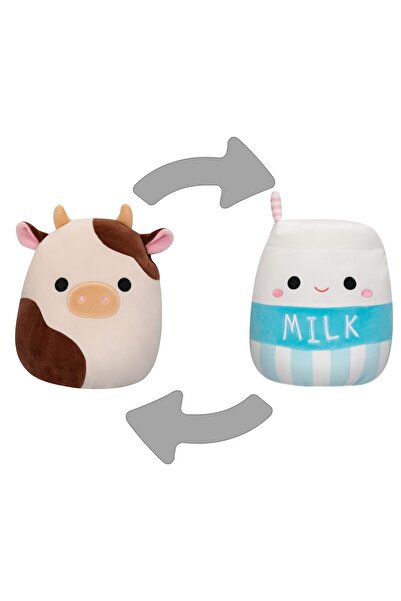 Squishmallows Jucărie de pluș reversibilă - Ronnie/Melly, 12 cm