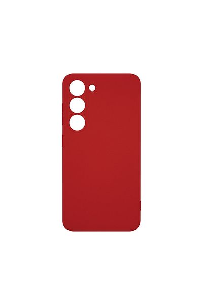bestcase ® Premium Silicon Case For Samsung Galaxy S23, Red
