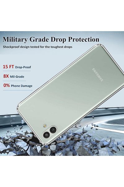 bestcase ® Clear Silicon 2MM Case For Samsung Galaxy A06 4G, Transparent