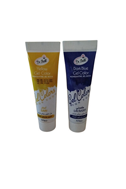 Gusto DR 2'Lİ SARI LACİVERT JEL BOYA SET 100 GR