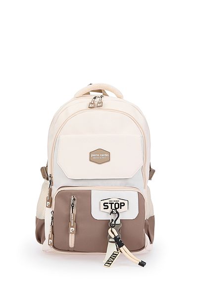 Pierre Cardin Beige Children's School Backpack 07Pc07Pc1916