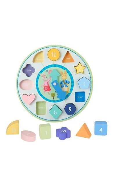 Orange Tree Toys Puzzle cu ceas Peter Rabbit™, Orange Tree Toys