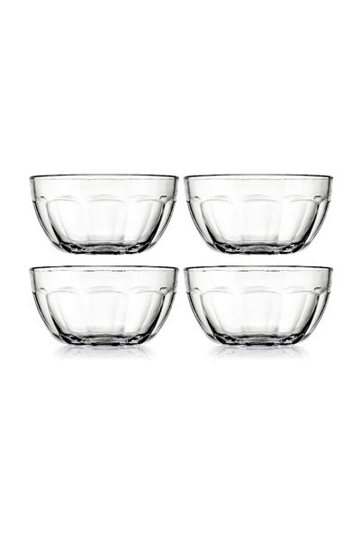 Parfait 4-Piece Elegant Design High Quality Glass Bowl Set 550 ml