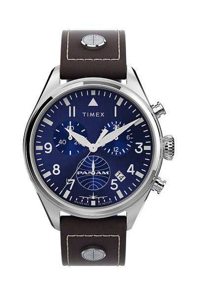 Timex Ceas bărbătesc cu cuarț albastru Timex-TWG030000