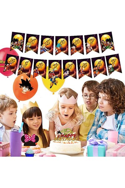 BESTZY children's birthday set, latex/paper, multicolor, 29 pieces