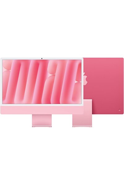 Apple Sistem PC desktop iMac 24" (2024) cu procesor M4, Retina 4.5K, 16GB RAM, SSD de 512GB, roz