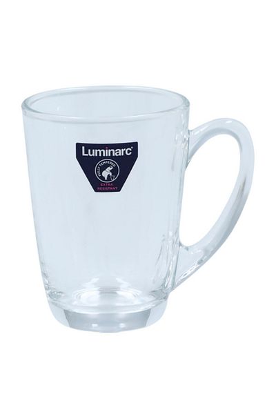 Luminarc 6-Piece Tempered Glass New Morning Mug Set