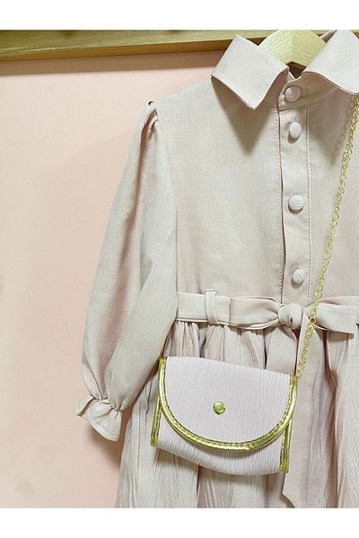 Cherrys Bebek Girl's Dress with Bag