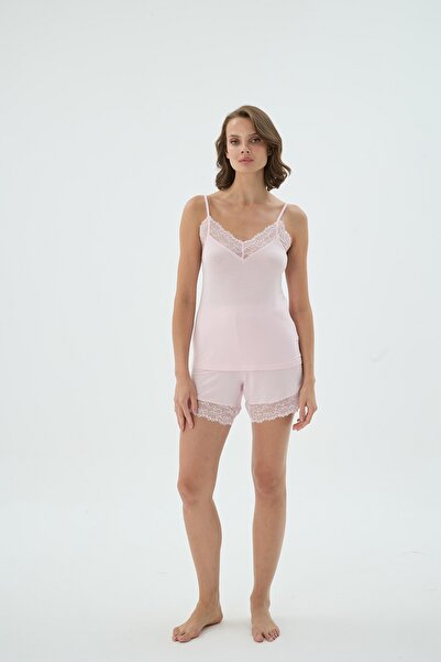 Sevim 17274 ЖІНОЧИЙ КОМПЛЕКТ ШОРТІВ З ТОНКИМИ ПЛЕЧАМИ