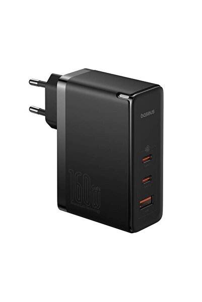 Baseus Încărcător rapid GaN5 Pro, 2C+U 160W, negru