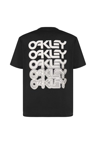 Oakley B1B Repeated Tee Men's Short Sleeve T-Shirt Foa406852-Oak.02E Anthracite-Xl