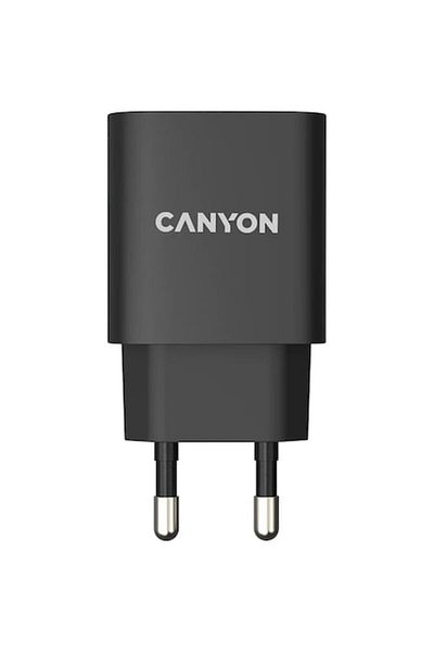 CANYON Încărcător USB-C H-20 cu încărcare rapidă PD 20W, negru