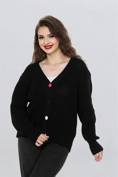 EZGİ KILINÇ Women's Colorful Button Detailed Cardigan Tr1008