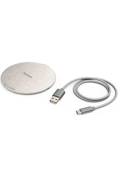 Hama Wireless Charger Hama, Pad QI-FC15, 10W, White