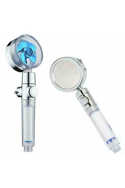 Aptel Chrome shower head, 2 functions, stainless steel, silver