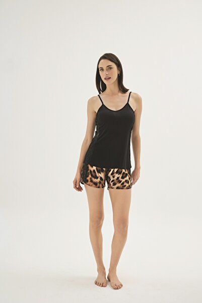 Sevim 16953 ЖІНОЧИЙ КОМПЛЕКТ ШОРТІВ З ТОНКИМИ ПЛЕЧАМИ