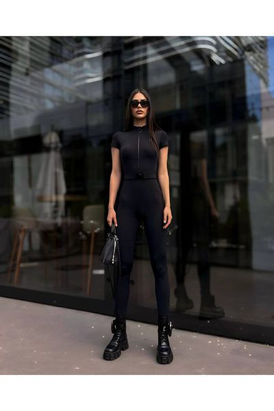 TAYT VEGAS Salopetă BLACK WONDERFUL