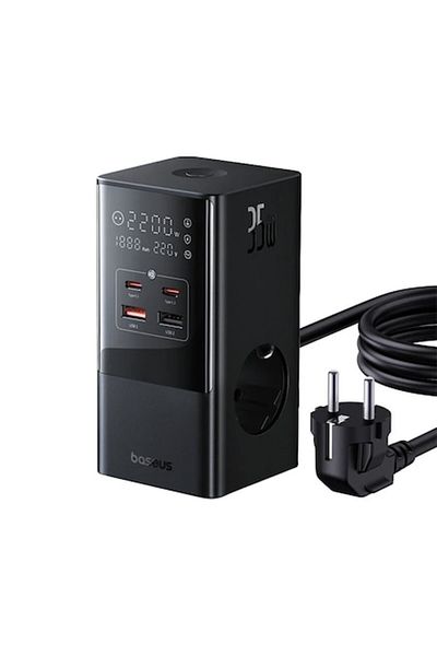Baseus PowerCombo Tower Charger, 35W/220V with Multiple Ports