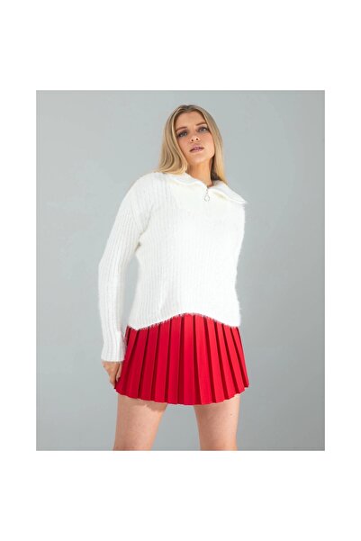 Generic Brand Zippered Beard Knitwear