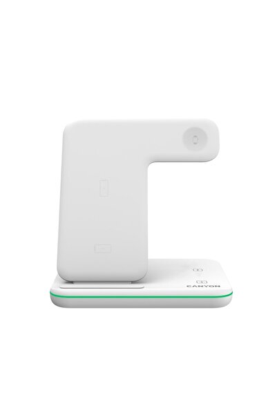CANYON Suport de încărcare wireless WS-303 3 în 1, alb