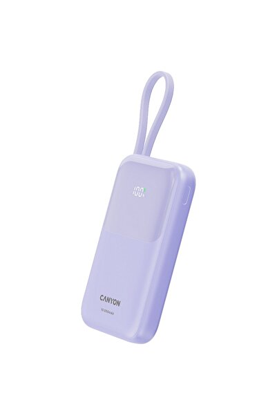 CANYON External Battery CANYON, OnPower 101, 10000 mAh, PD22.5W, purple