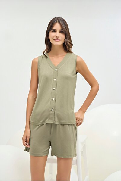 Sevim 16742 ЖІНОЧИЙ ШОРТИ З ГУДЗИКАМИ