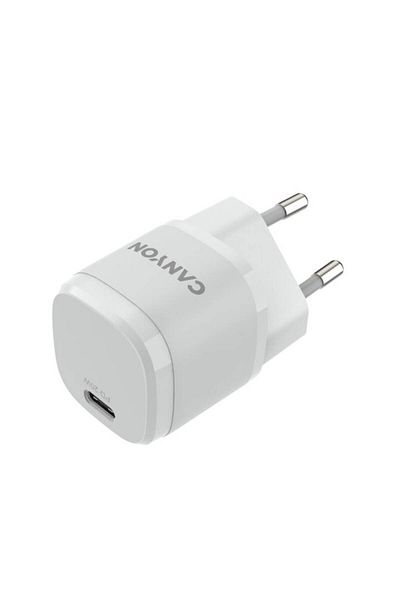 CANYON CNE-CHA20B05 Network Charger, USB Type-C, 20W, White