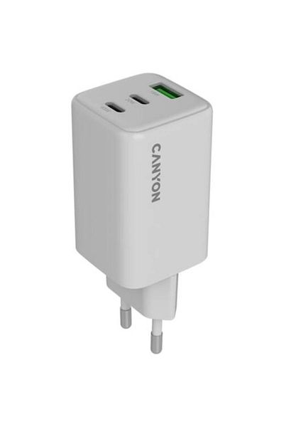 CANYON Charger, CANYON, CU65ACC, GaN 65W, 2xPD, 1xQC, White