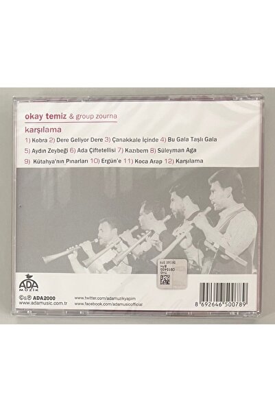 Ada Müzik Okay Clean & Group Zourna Welcome Cd (Zero Period Printing Cd in Gelatin)