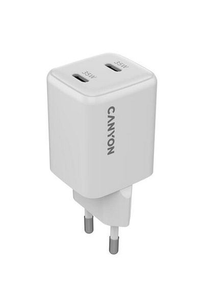 CANYON CU35CC Charger, GaN, 35W, 2xPD, White