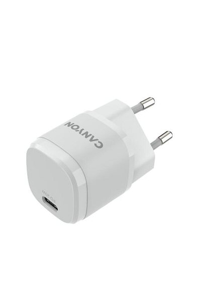 CANYON CNE-CHA20B05 Network Charger, USB Type-C, 20W, White