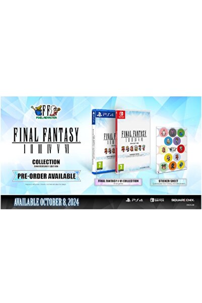 Square Enix Ediție aniversară Final Fantasy I-VI Collection pentru NSW
