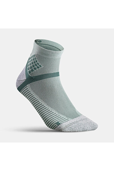 Decathlon Quechua Orta Boy Konçlu Outdoor Çorap - 2 Çift - Yeşil - Hike 500