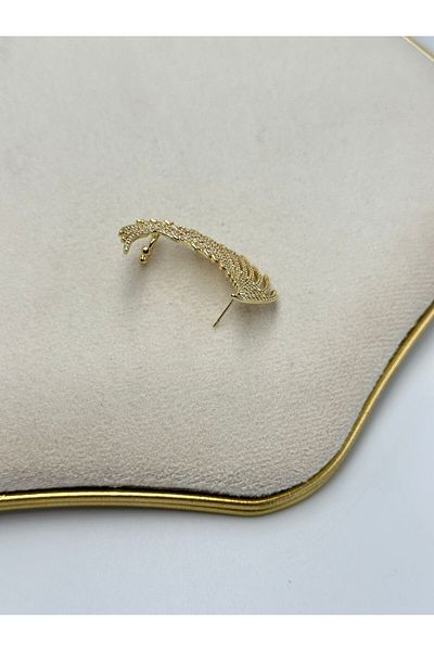 MyladyAccessoriess Full Zircon Stone Detail Wing Cartilage Earrings