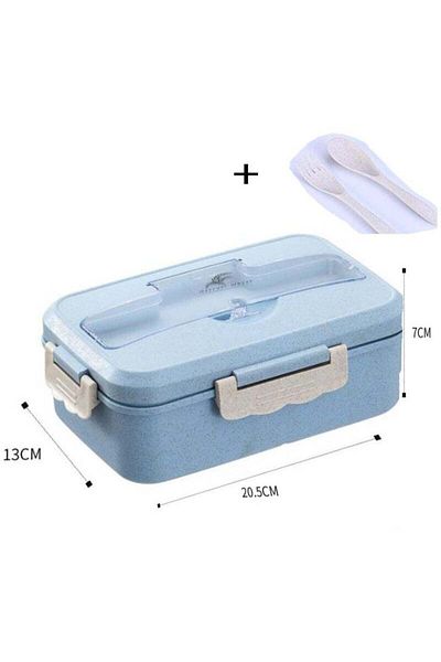 COOYA Lunch Box,Wheat Straw Eco Bento,Leakproof,Microwave Safe,1200ml,Purple