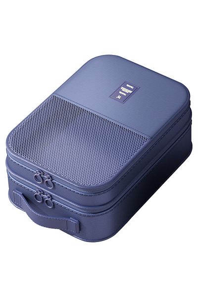 Generic Travel Storage Shoe Bag, Portable Suitcase Mobile Shoe Cabinet, Shoe Dust Cover Frame 22*30*15 Cm