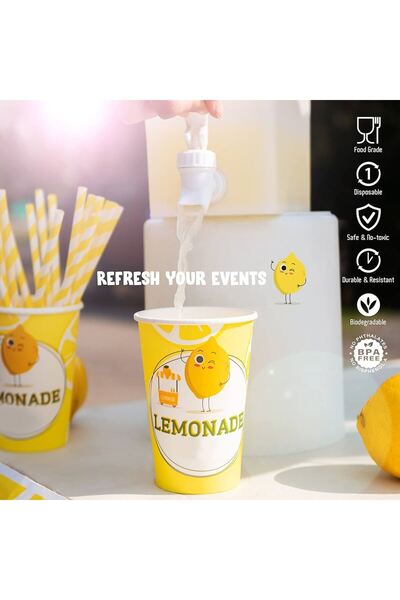 pakiş ambalaj 12 Oz Büyük Karton Bardak, Meyve Suyu, Kahve Bardağı (100 adet)