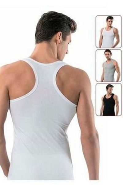 Tutku Men's Sports Singlet 6 Pack Mixed Color.