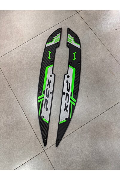 Doğuş Honda PCX 125 2021 2024 uyumlu basamak paspas seti yeşil