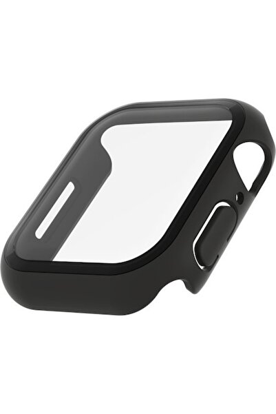 Belkin ScreenForce Tempered Glass Protective Case for Apple Watch 8/7/SE/6/5/4, Black