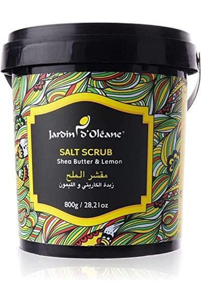 Jardin Oleane Moroccan Salt Scrub with Shea Butter and Lemon by Jardin Oleane, 2.0g