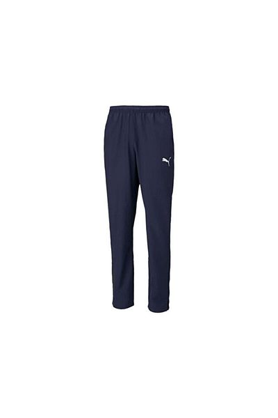 Puma Teamrise Sideline Pants Ανδρικά παντελόνια προπόνησης ποδοσφαίρου 65732706 Navy Blue