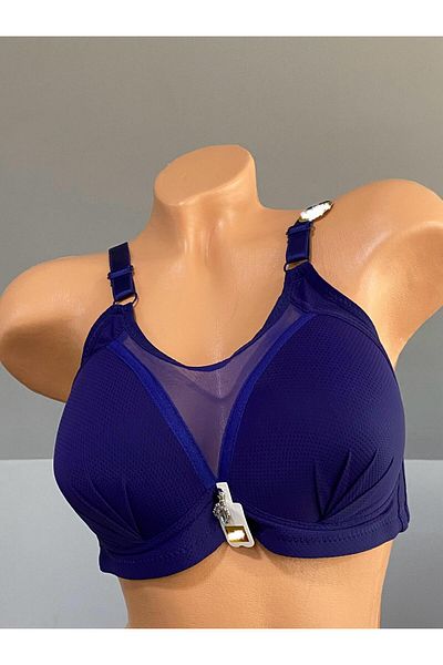 Pardon Balenli Tulle Detail Fixed Strap Bra 812